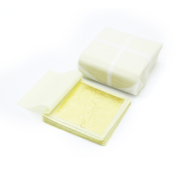8X8cm Feuille d'or de qualité alimentaire 98% 24K véritable feuille d'or comestible pour la cuisson de gâteaux Steak Sushi Dessert Award Medal Technique