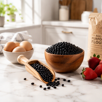 Haricots noirs naturels en vrac, haricots noirs pour restaurants et industries agroalimentaires