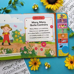 Livre sonore pour enfants Old MacDonald Had a Farm avec 7 chansons à écouter et chanter, livre cartonné sonore pour enfants - Product Image 3