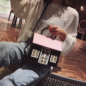 Bolso <span class=keywords><strong>de</strong></span> Mano Tipo Clutch Cruzado <span class=keywords><strong>de</strong></span> Hombro para Mujer con Diseño Divertido, Creativo y Único <span class=keywords><strong>de</strong></span> <span class=keywords><strong>Casa</strong></span> Rosa <span class=keywords><strong>de</strong></span> Dibujos Animados - Product Image 6