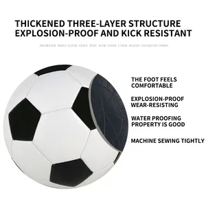ลูกฟุตซอลกีฬาราคาถูก32แผงที่กำหนดเองพิมพ์ภาพที่กำหนดเองลูกฟุตบอลพีวีซี