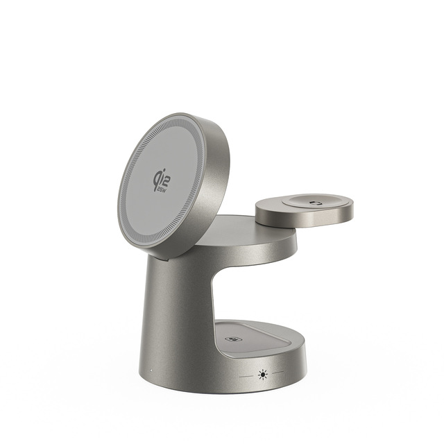 Bestseller Qi2.2 25W Magnetic Wireless Charger, 3-in-1 Fast Charging Dock with Mini Night Light, Compatible with iPhone Series
