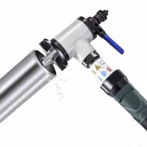 Máy tạo cạnh vát và làm phẳng ống kim loại di động, gắn trong đường kính ống, dụng cụ tạo cạnh vát ống - Product Image 1