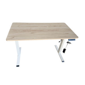 Professional Electric Lifting Table Modern <b>Wooden</b> Small Adjustable Height <b>Desk</b> For Commercial <b>Office</b> Furniture Wholesale - Product Image 2
