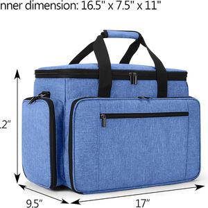 Free sample Quilted <b>multipurpose</b> tote <b>storage</b> <b>bag</b> for sewing machines that fits most machines made by Brother/Bernina - Product Image 2