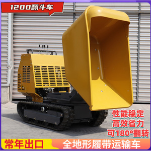 Vehículo de transporte agrícola con plataforma basculante giratoria para manejo de grava en construcción y huertos (Mud Buggy) - Product Image 2