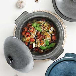 <span class=keywords><strong>UNICASA</strong></span>-cazuela redonda con tapa, cazuela reactiva, color gris - Product Image 3