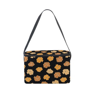 12 Cans Reusable Insulated Tote Cooler Bag Hawaiian Style Custom Print Aluminum Foil Small Lunch Box Bag for Food - Product Image 3