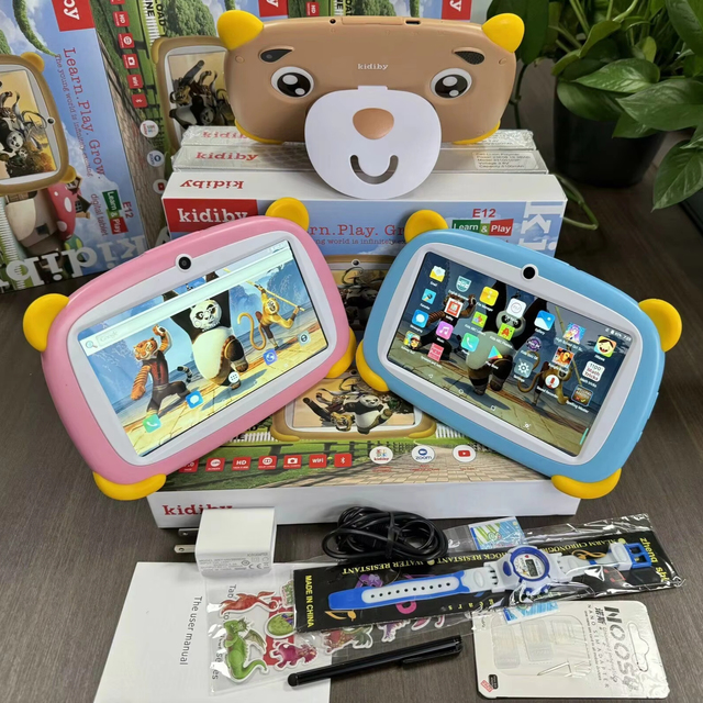 Wholesale Android 7 Inch Kids Tablet Octa Core 2GB+16GB Sim Card*1+TF*1 School Learning Gaming Education OEM ODM