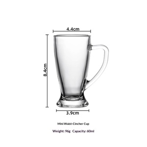 <span class=keywords><strong>Verre</strong></span> à shot en <span class=keywords><strong>verre</strong></span> en forme <span class=keywords><strong>de</strong></span> crâne, design créatif pour bar et cocktails, <span class=keywords><strong>avec</strong></span> motif ananas, texture martelée, poignée en relief, style vintage, pour café - Product Image 6