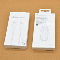 Compatible avec le câble USB-C tressé en nylon IP16 pour la charge rapide des iPhone, iPad et ordinateurs portables