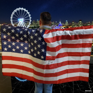 Capa con Bandera Americana, Disfraz para el 4 <span class=keywords><strong>de</strong></span> Julio, Día <span class=keywords><strong>de</strong></span> la Independencia, Capa Patriótica con la Bandera <span class=keywords><strong>de</strong></span> EE. UU. para Hombres y Mujeres - Product Image 2