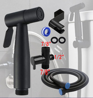 Pistolet de toilette pour femmes, 2 sorties, pulvérisateur d'eau manuel pour toilettes, jet de bidet pas cher, robinet de douche Shattaf