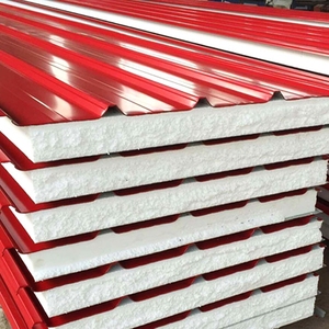 מודרני 40-200 מ "מ decking coposפריט חיצוני מבודד מגג xps סנדוויץ 'מתכת עם eps פו פיר סלע צמר לפי סגנון - Product Image 2