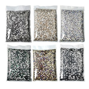 ขายส่งคริสตัลไรน์สโตนแบบไม่ใช้ความร้อน จำนวน 14400 ชิ้น ขนาด SS3 ถึง SS30 คละสีมากกว่า 120 สี คุณภาพสูง แบบหลังแบน - Product Image 3