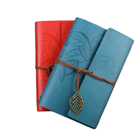 A5 personnalisé Vintage Journal en cuir professionnel carnet de voyage imprimé journal spirale affaires organisateur feuilles mobiles pendentif