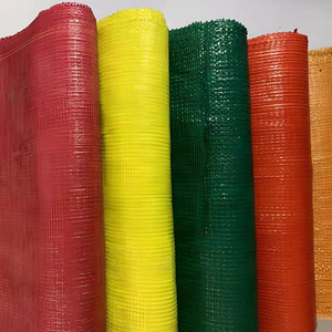 Sacs en filet de nylon rouge réutilisables avec motif dessiné pour l'agriculture - Product Image 5