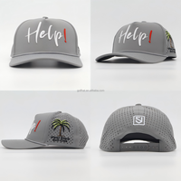 Gorra de Béisbol Personalizada al por Mayor de 5 Paneles, Impermeable, Transpirable, con Logotipo Bordado en 3D para Equipos Deportivos