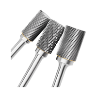 Xingong A-Type Pièces d'outillage de menuiserie OEM Tête de meulage électrique Fraise rotative en carbure Fraise cylindrique en acier allié au tungstène