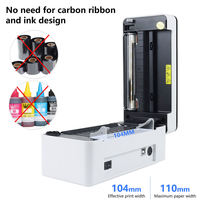Impresora Térmica Portátil de Etiquetas y Códigos de Barras XP-D463B de 4x6 Pulgadas (110 mm), sin Tinta, USB, para Windows/Android/iOS - En Stock