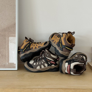 Scarponi da Trekking Invernali per Bambini 2025, Chiusura in Velcro, Antiscivolo, Foderati in Pile, Caldi, a Due Strati, Scarpe Sportive Unisex - Product Image 5