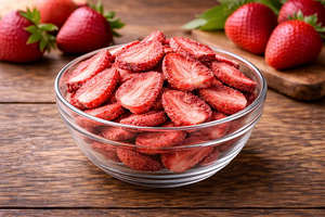 Rodajas de Fresa Vegetarianas Liofilizadas de la Mejor Calidad, 100% Fruta Real, Snack Saludable y Natural a Granel, Sin Azúcar Añadido - Product Image 3