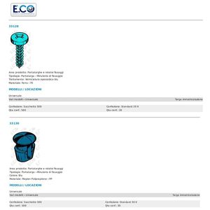 Kit Porta Targa Anteriore e Posteriore in Polipropilene Nero 53x13,5 cm e 37,5x12,3 cm con Viti, Rivetti e Bottoni - Product Image 5