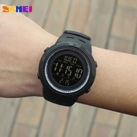 SKMEI 1251 Men Digital Wristwatch Hot Sale Fashion LED Digital Display Silicone Band Male Sport Watches