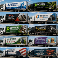 Enseigne magnétique amovible pour camion, personnalisable pour le marketing et les événements, aimant de camion pour la publicité extérieure sur véhicule