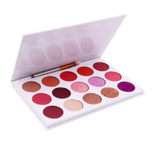 Private Label Eyeshadow Palette Glitter 15 Cores Shimmer Cruelty Free Makeup Companies