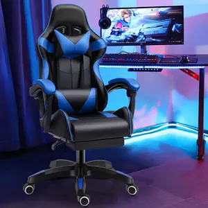 Home Office Racing Chair With Reclining Lift And Swivel Features Computer Gaming Chair Massage Chair Customizable Gaming Race