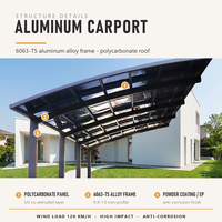 Auvent de pergola en aluminium imperméable pour l'extérieur, couverture de patio, auvent de porte, fenêtre extérieure, pare-soleil, auvent