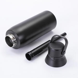 Botella de Agua de Acero Inoxidable con Aislamiento Térmico, Tapa Abatible, Filtro Premium y Pajita, a Prueba de Fugas - Product Image 4