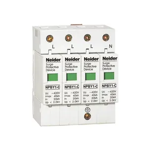 Neider NPBY1-C Series Surge Protector 40 20 Surge Protective Device Dc Solar Pv Spd Dps 40ka Surge Protection