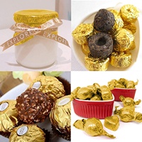 Emballage carré en Aluminium pour bonbons, emballage de bonbons, décoration de chocolat, Offre Spéciale couleurs