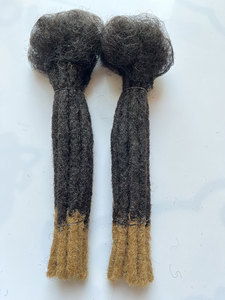 Prezzo all'ingrosso <span class=keywords><strong>veri</strong></span> <span class=keywords><strong>capelli</strong></span> umani 6-30 pollici T1b/24 Dreadlocks colorati 10 fili un pacchetto Dreadlocks estensioni - Product Image 3