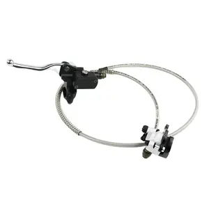 Poignée de levier de frein à main LING QI avec câble étrier de frein arrière pompe de frein pour 49cc Mini Moto Pocket Dirt Bike ATV Quad