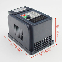 Variateur de fréquence AC pour pompe à eau, contrôleur de vitesse du moteur à pression constante, 0,4 kW, 0,75 kW, 1,5 kW, entrée monophasée 220 V, sortie