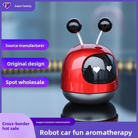 Nouvel Assainisseur d'Air en Plastique pour Voiture, Robot Mignon, Ornement Parfumé, Parfum Léger Longue Durée, Éliminateur d'Odeurs, Décoration Intérieure Haut de Gamme