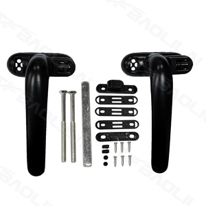 อุปกรณ์เสริมที่ทันสมัยสำหรับห้องนอนห้องน้ำอลูมิเนียมอัลลอยมือจับหน้าต่างบานเลื่อนด้านซ้ายขวาชนิดสกรูสำหรับใช้ในอพาร์ตเมนต์ - Product Image 4