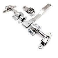 Ensemble de verrouillage de barre de caméra toutes saisons en acier inoxydable SUS304 pour porte arrière de remorque frigorifique, épaissi et résistant à l'usure, OEM ODM