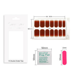สติกเกอร์เล็บชุดศิลปะเล็บแบบวินเทจสำหรับผู้หญิง3D ลายกระดานหมากรุกจากโรงงานขายส่ง - Product Image 2