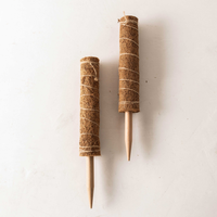 Poteau de mousse extensible en fibre de coco, support de plante, tuteur pour plantes grimpantes, bâtons de culture en coco pour plantes d'intérieur et d'extérieur