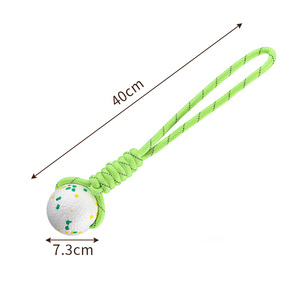 Jouets à mâcher pour chien en ETPU durable, corde en nylon souple et élastique, bande réfléchissante, résistant aux morsures, jouets interactifs pour chiens agressifs - Product Image 3