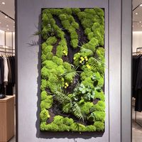 Panneau mural en mousse préservée de qualité supérieure de 100 cm pour la décoration intérieure