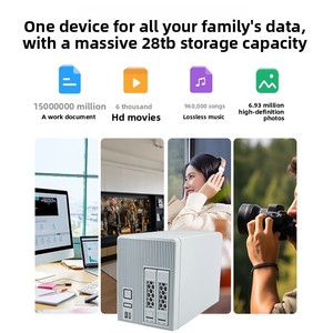 HM76 N100 NAS MINI PCTwo-Bay Home <strong>Cloud</strong> Storage Server with USB Interface for Mobile Phone Expansion Private <strong>Cloud</strong> - Product Image 2