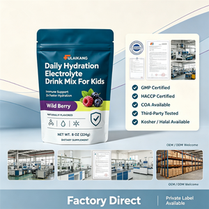Mélange de boisson électrolytique hydratante quotidienne pour enfants, marque privée OEM, saveur baies sauvages, hydratation 2 fois plus rapide, sachet de 8 oz - Product Image 4