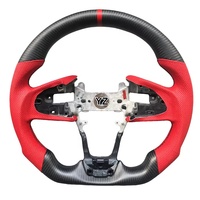 Volant de voiture sport en fibre de carbone véritable personnalisé YZ pour Dodge Charger Challenger SRT8 Jeep Grand Cherokee 2012-2014