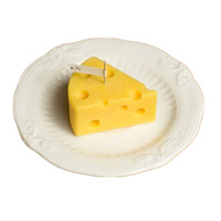 Vela Aromática de Queso Hecha a Mano, Estilo Ins, Decoración Dulce para Dormitorio, Accesorio de Fotografía, Regalo Creativo para Mejores Amigos