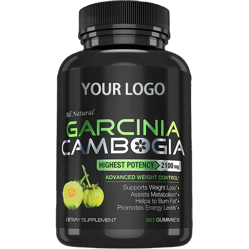 Suplemento queimador de gordura garcinia cambogia, extrato de goma emagrecedor de açúcar